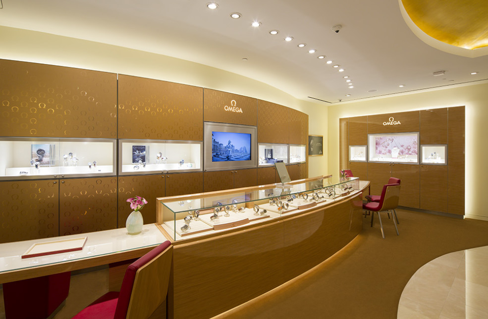 Omega Watch retail boutique