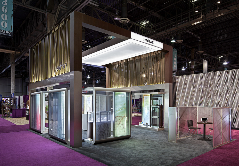 Trade show exhibit booth for Stylmark.