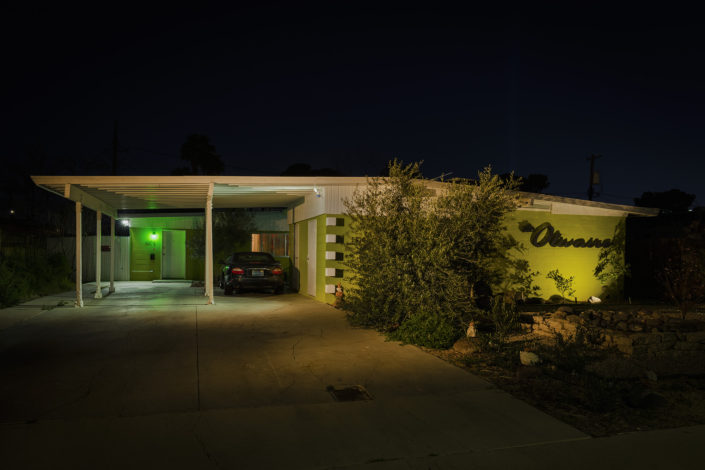 commercial photography of midcentury home las vegas