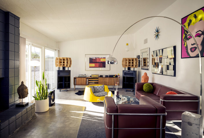 midcentury modern home interior