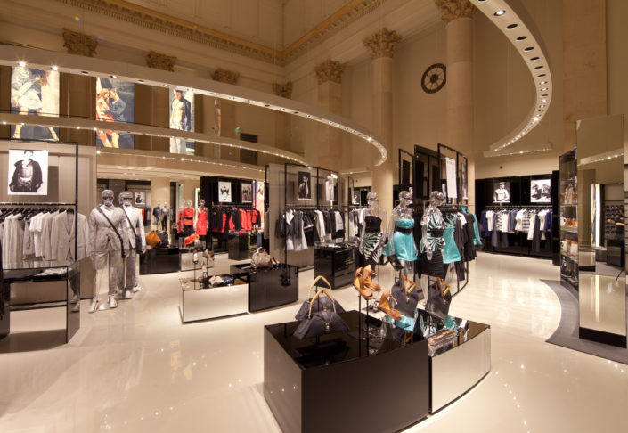 luxury retail store photography