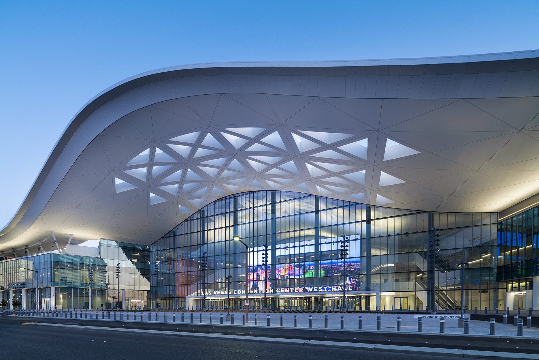 Las Vegas Convention Center West Hall expansion, architectural