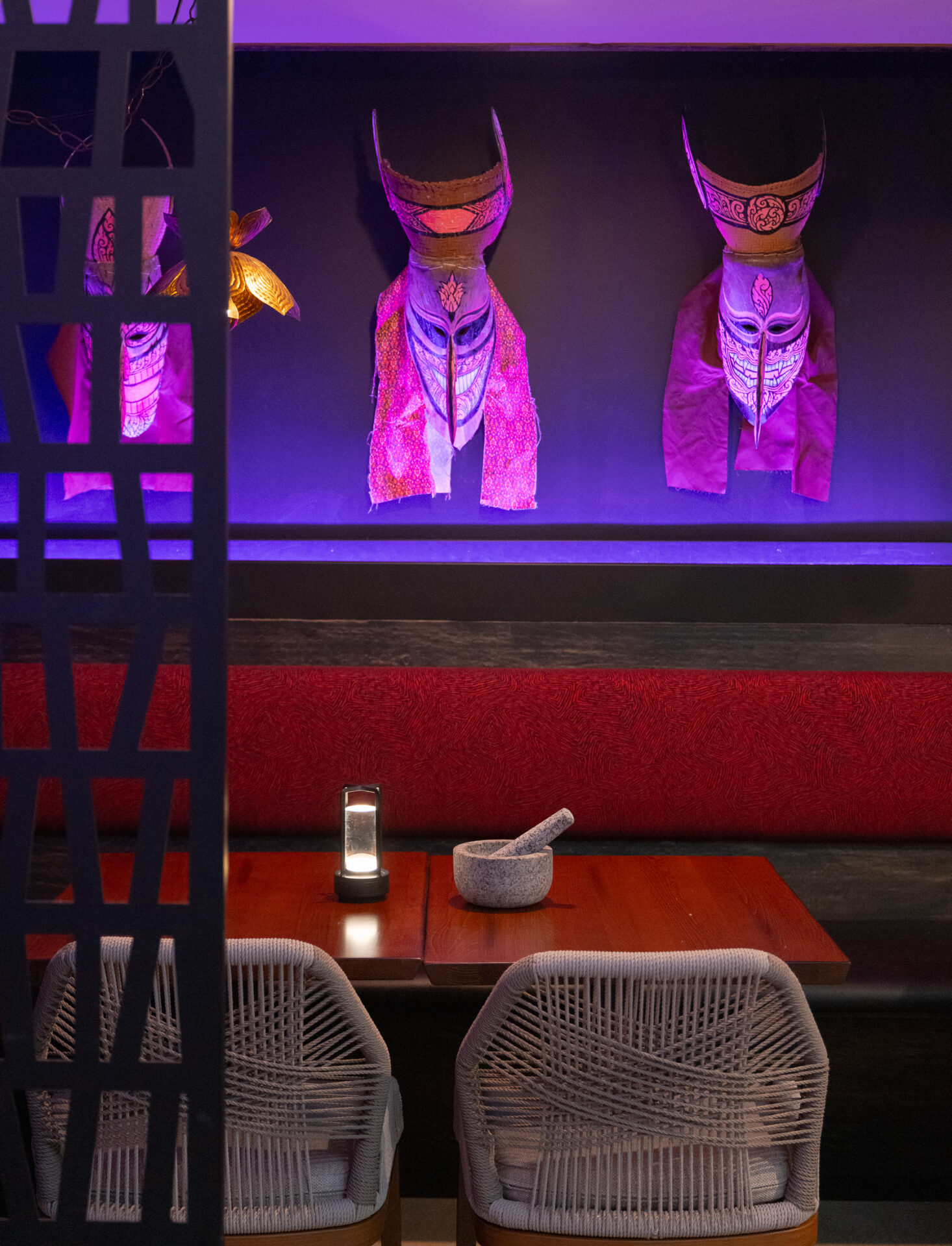 thai restaurant interior photography, ambience photography